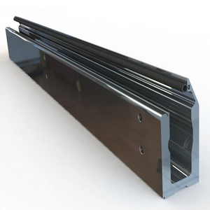 Profil Railing Kaca <span class=keywords><strong>Aluminium</strong></span> Seri 6000 Berkualitas Tinggi untuk Balkon, Layanan Pemotongan yang Dapat Disesuaikan - Product Image 3