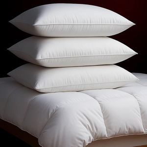 Jual panas bulu angsa bulu alternatif bantal Gusseted Bed Hotel Koleksi bantal untuk tidur - Product Image 2