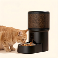Distributeur automatique de nourriture pour animaux de compagnie, télécommande, 4L, plastique, étanche, pour chat et chien, nourriture sèche, facile à nettoyer, rechargeable, intelligent, léger, Android
