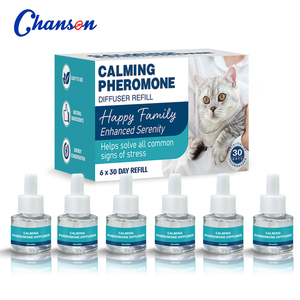 Produk hewan peliharaan Premium Diffuser feromon menenangkan kucing alami bahan plastik untuk penggunaan ruang tamu kucing Calms dan anjing - Product Image 1