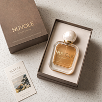 Meilleur prix pour flacon de parfum transparent carré de 30 ml, flacon de parfum en verre de 100 ml, flacon de parfum vide de 50 ml avec emballage