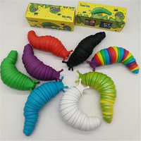 New Hot Sale Kids Gift Toys Stress Relief Popping Bubble 3D Printing Fidget Slug Articulater Toys
