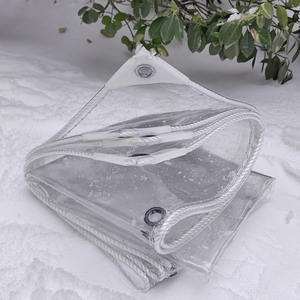 Bâche transparente environnementale de toile de feuille de vinyle de polyester de PVC <span class=keywords><strong>pour</strong></span> la maison verte de <span class=keywords><strong>pergola</strong></span> - Product Image 3