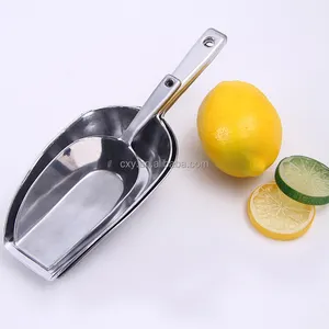 Factory Direct Custom Sustainable Stainless Steel Ice Scoop For Kitchen Use Serving Ice Cream Flours Candy Grains-Direct Source