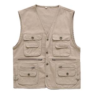 Gilet da lavoro Casual fotografo da pesca all'aperto in cotone da uomo - Product Image 1