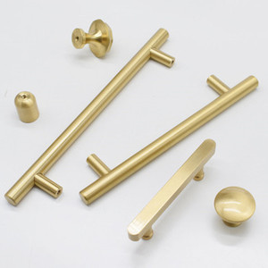 Geometric Cabinet Knobs Brushed Gold <b>Copper</b> Minimalist Furniture <b>Handle</b> Drawer Door Pulls - Product Image 3