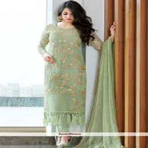 การออกแบบปักสาวแต่งงานที่มีคุณภาพสูง Anarkali ชุด - Product Image 6