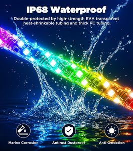 Feu de navigation LED 12V DC de 1,2 m pour bateau avec contrôle via application, couleurs personnalisables et plus de 400 motifs pour utilisation à l'arrière, sur fouet, sur <span class=keywords><strong>poteau</strong></span> ou à l'ancrage - Product Image 6