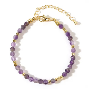 Wholesale Women's Fashion Natural Stone <b>Boho</b> Trendy New Design Gemstone <b>Bracelet</b> Faceted Beads Strong Durable Anniversary - Product Image 3