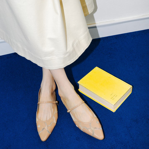 Escarpins pour femmes – Collection été 2026 – Chaussures de travail formelles à <span class=keywords><strong>talon</strong></span> bas, élégantes, en cuir - Product Image 1