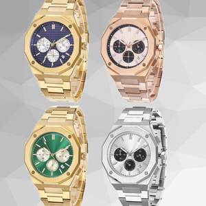 Montre mécanique de luxe personnalisée de haute qualité, étanche, en acier inoxydable, boîtier rond, bracelet, montre automatique pour homme et femme - Product Image 5