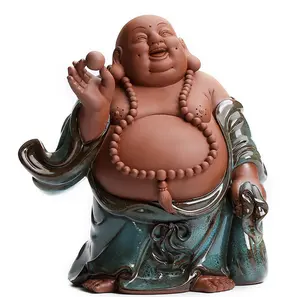 Stokta yeni varış reçine Dropship yüksek kalite Maitreya dini heykel figürleri