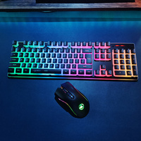2025 L96 104 Tombol Keyboard Nirkabel 2.4G untuk PC Keyboard Gaming Mouse Combo untuk Laptop Kedatangan Baru