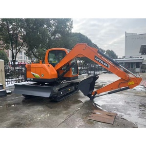 รถขุดไฮดรอลิกแบบตีนตะขาบขนาดเล็ก Doosan DX75 7.5 ตัน ใหม่ สำหรับงานก่อสร้างทางวิศวกรรม - Product Image 4