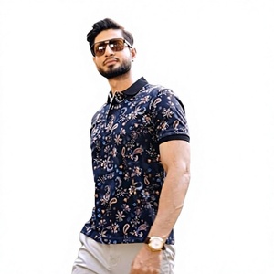 Polo de Hombre de Primera Calidad, Estampado, de Poliéster y Elastano, Manga Corta, Elástico, Informal, para Golf, Deportivo, Personalizado, al por Mayor - Product Image 3
