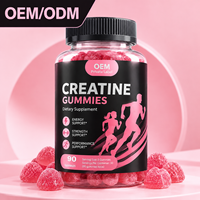 Permen Creatine untuk Dewasa, Pendukung Pra-Latihan, Penambah Energi & Kekuatan, Bentuk & Rasa Sesuai Pesanan, 90 Buah, OEM HALAL