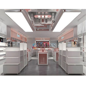 Mall Shop Design Retail Cosmetic Shop Cosmetic Retail Store Shop Design Makeup Organza <strong>Pl</strong> Incense showcase Retail Cosmetic Shop OEM - Product Image 3