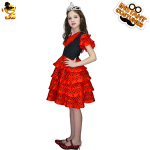 Magnifique robe de <span class=keywords><strong>princesse</strong></span> pour filles, rouge, Costume de <span class=keywords><strong>déguisement</strong></span> <span class=keywords><strong>d</strong></span>'<span class=keywords><strong>halloween</strong></span>, jeu de rôle, pour enfants, - Product Image 2