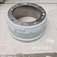 Tambor de Freno de Hierro Fundido WG4075450001 para Camiones SINOTRUK, Repuesto para el Sistema de Frenos de Tambor de Rueda de Camiones Ligeros