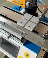 Machine à dorure à chaud pneumatique entièrement automatique, machine à estampage à chaud pour verre et plastique, boîte à chaussures et étiquette DIY