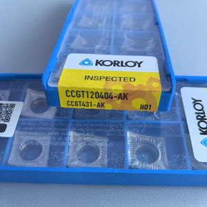 CCGT120404-AK H01 Korloys 45HRC Plaquettes en carbure de tungstène rhomboïdes en stock, outil de tournage pour tour CNC, 100% original, 1 an - Product Image 6