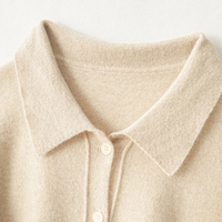 Pull en cachemire pour femmes, cardigan à boutons, manches longues, pull en cachemire pour femmes
