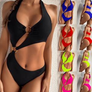 YY5957 Muchos estilos Muchos colores Traje de baño sexy para mujer Bikinis Ropa de playa para amantes de la playa y actividades acuáticas Traje de baño - Product Image 1