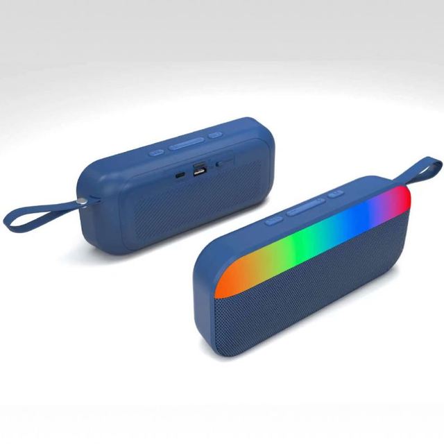 Direct Supply Outdoor Camping Waterproof for 5.3 RGB LED Portable Stereo Subwoofer Speaker for Mobile Phone & Computer