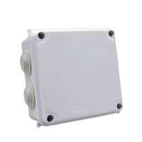 Boîtier de jonction électrique en PVC étanche pour caméra de sécurité extérieure 10x10x6,5 cm, support de montage en plastique pour accessoires de vidéosurveillance