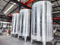 Fermenteur à Vin de Fruits Personnalisé en Acier Inoxydable, Cuve de Fermentation avec Contrôle de Température, Réservoir de Stockage de Jus, Garantie de 3 Ans