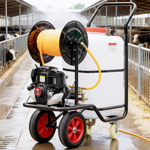 60L Agricultural Gasoline Engine <b>Power</b> Sprayer HL-60L Farm Pump Spray with High Pressure <b>Hose</b> - Product Image 1