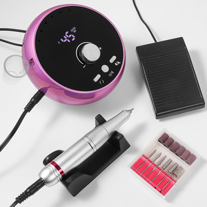 Machine à ongles électrique USB portable 45000 tr/min, légère, 6 têtes de polissage pour ongles en gel et acrylique, manucure et pédicure - Product Image 3