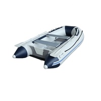Bateau pneumatique de luxe pour activités de plein air 2022, 3 m, 9,84 pieds, plancher en aluminium, bateau de pêche pour 4 personnes