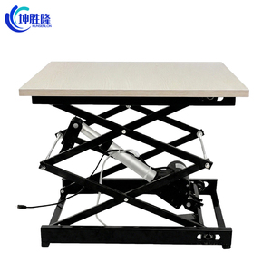 Platform Pengangkat Listrik Dua Lapis Motor Tunggal KUNSHENGLONG KSL-600-SD 600*500, Kapasitas 100KG, Jangkauan Angkat 147-800mm - Product Image 1