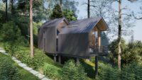 Villa modulaire préfabriquée de luxe - Cabane de villégiature - Maison à ossature bois |   Conception personnalisée Australie / Canada