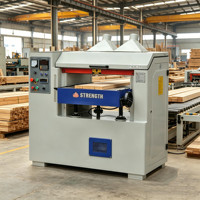 Raboteuse industrielle à moteur pour bois, 4 lames droites, simple face, automatique, robuste, 13,5 kW, 630 mm, 24 pouces