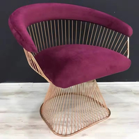 Chaise de salle à manger moderne de luxe en velours noir réglable avec pieds en métal pour la maison, le salon