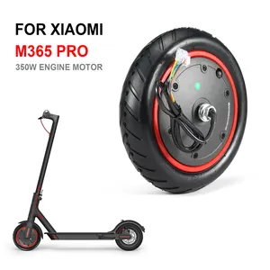 Nuova immagine 350W Scooter mozzo ruota motore con Kit di montaggio pneumatici per M365 Pro 2 Kick Scooter Skateboard motore ruota elettrica motore