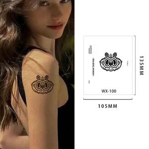 Autocollant de tatouage temporaire pour bras, imperméable, transfert manuel, décalcomanie artistique corporelle, lot pour fête, pour hommes et femmes, usage professionnel pour festivals - Product Image 5