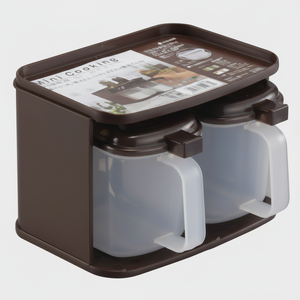 Inomata Mini bottiglia marrone per cucinare il condimento - Product Image 1