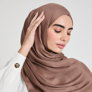 Hot Sale 100% Viscose Cotton Voile Scarfs Rayon Modal Hijabs <b>Shawls</b> Popular 2025 Fashion Style <b>for</b> <b>Women</b> Fancy Shade <b>for</b> Muslims - Product Image 2