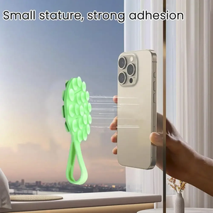 Custom Double-Sided Silicone Sucker Phone Stand Anti-Slip Hands-Free Flexible Suction Cup <b>Laptop</b> Mobile Phone <b>Holder</b> Phone Grip - Product Image 3
