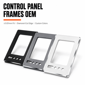 Cadre en aluminium usiné CNC de précision pour panneau de commande de maison intelligente et support de tablette - Product Image 1