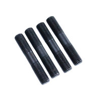 WY Double Head Bolt Stud High Strength 8.8 Grade Steel Black Metric Fully Threaded Threaded Rod