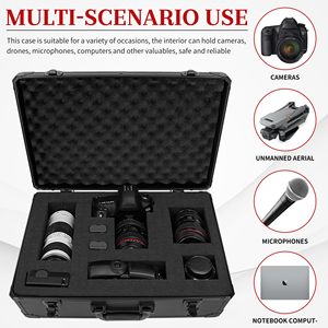 เคสไฟฟ้ากันน้ำติดผนังกล่องพัดลมระบายความร้อนอิเล็กทรอนิกส์สำหรับโครงการอลูมิเนียมสีดำ - Product Image 2