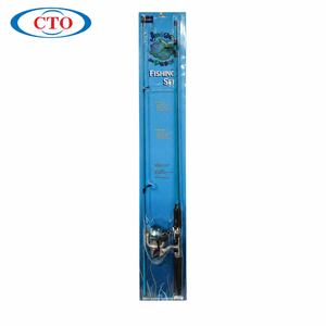 Kit de <span class=keywords><strong>pêche</strong></span> au spinning pour débutants CTO, <span class=keywords><strong>canne</strong></span> en fibre de verre 180 cm avec <span class=keywords><strong>moulinet</strong></span> spinning 40g/60g, prêt <span class=keywords><strong>à</strong></span> pêcher - Product Image 1