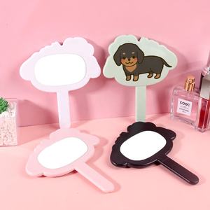 Cloud Shape Cute <strong>Dog</strong> Handheld Cosmetic <strong>Mirror</strong> New Arrival Customizable One Side Handle Hand Held Makeup Travel <strong>Mirror</strong> for Girl - Product Image 5