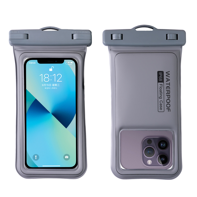 The Latest Universal Large-sized Sponge Filled Mobile Phone Waterproof Pouch Dry Bag Floating Wrater Proof Bag