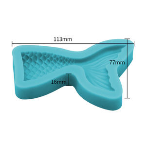 Moldes decorativos <span class=keywords><strong>de</strong></span> pastel <span class=keywords><strong>de</strong></span> <span class=keywords><strong>cola</strong></span> <span class=keywords><strong>de</strong></span> <span class=keywords><strong>sirena</strong></span> <span class=keywords><strong>Fondant</strong></span> <span class=keywords><strong>de</strong></span> silicona 3D baratos - Product Image 3