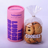 Boîte d'emballage en papier biodégradable de qualité alimentaire, design personnalisé, écologique, tube en papier pour chocolat, noix, biscuits